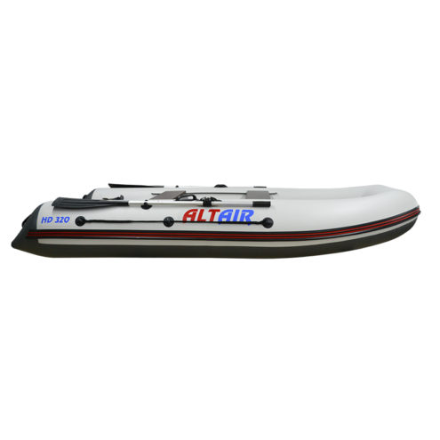 Лодка ПВХ надувная моторная HD 320 НДНД (бело-серая2)