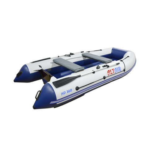 Лодка ПВХ надувная моторная HD 360 НДНД синий Альтаир (2)