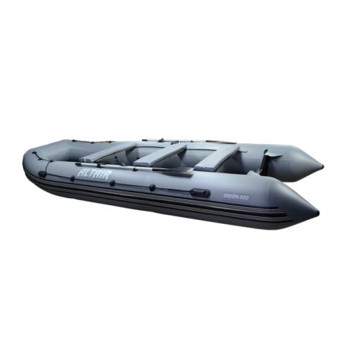 Лодка ПВХ надувная моторная ORION 550 серая (3)
